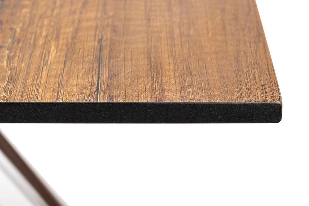 "Конте" интерьерный стол из HPL 70x70см, цвет "дуб"