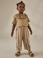 Брюки для девочки Next AM2-405, Бежевый, Розовый