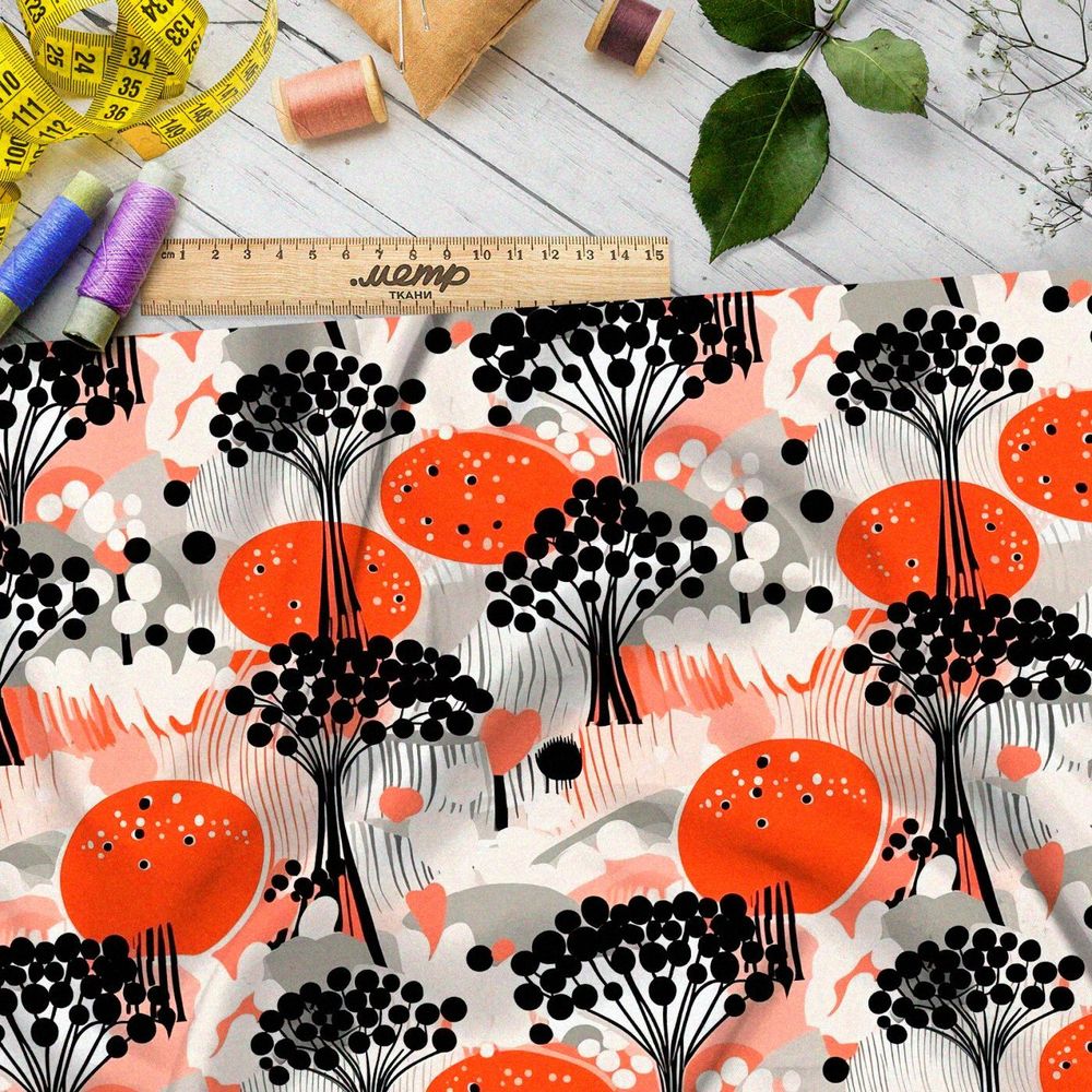 Ткань премиум Оксфорд 600D тайные миры