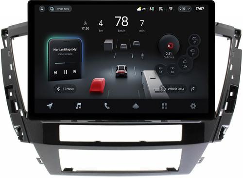 Магнитола для Mitsubishi Pajero Sport 3 2020-2024, Montero Sport (прямоугольный климат, рамка 10) - Teyes CC4-PRO монитор 13" 2K QLED на Android 13, Быстрейшая, Snapdragon 778G, ИИ, CarPlay, DSP, 4G SIM-слот