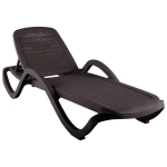 Шезлонг CAPRI плетеный шоколадный 1940х310мм