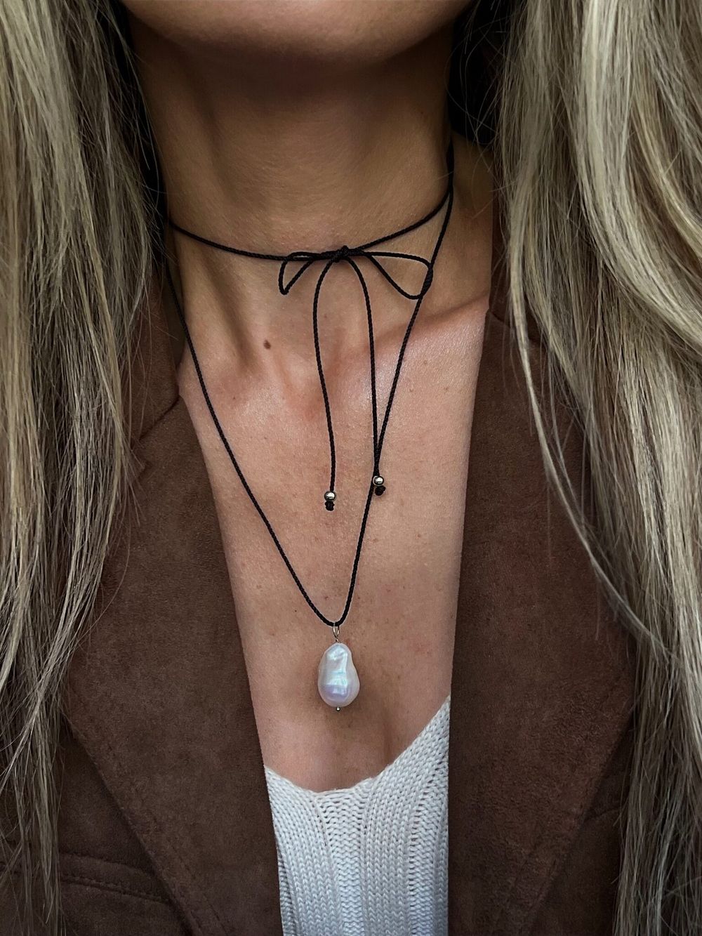 Плетенный шнурок Black