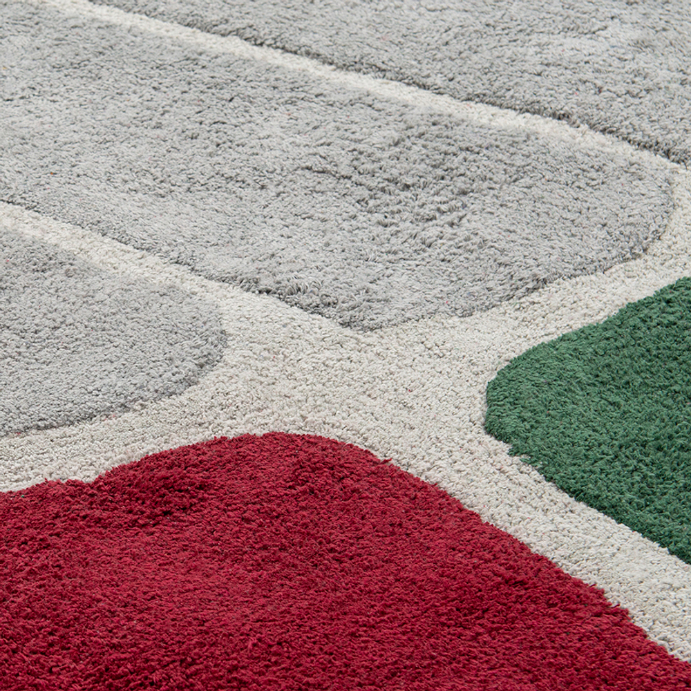 Ковер из хлопка с рисунком tea plantation из коллекции terra, 200х300 см