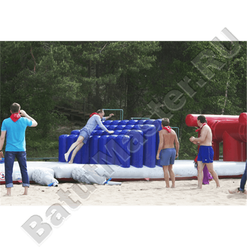 Надувная полоса препятствий "Полоса стена"