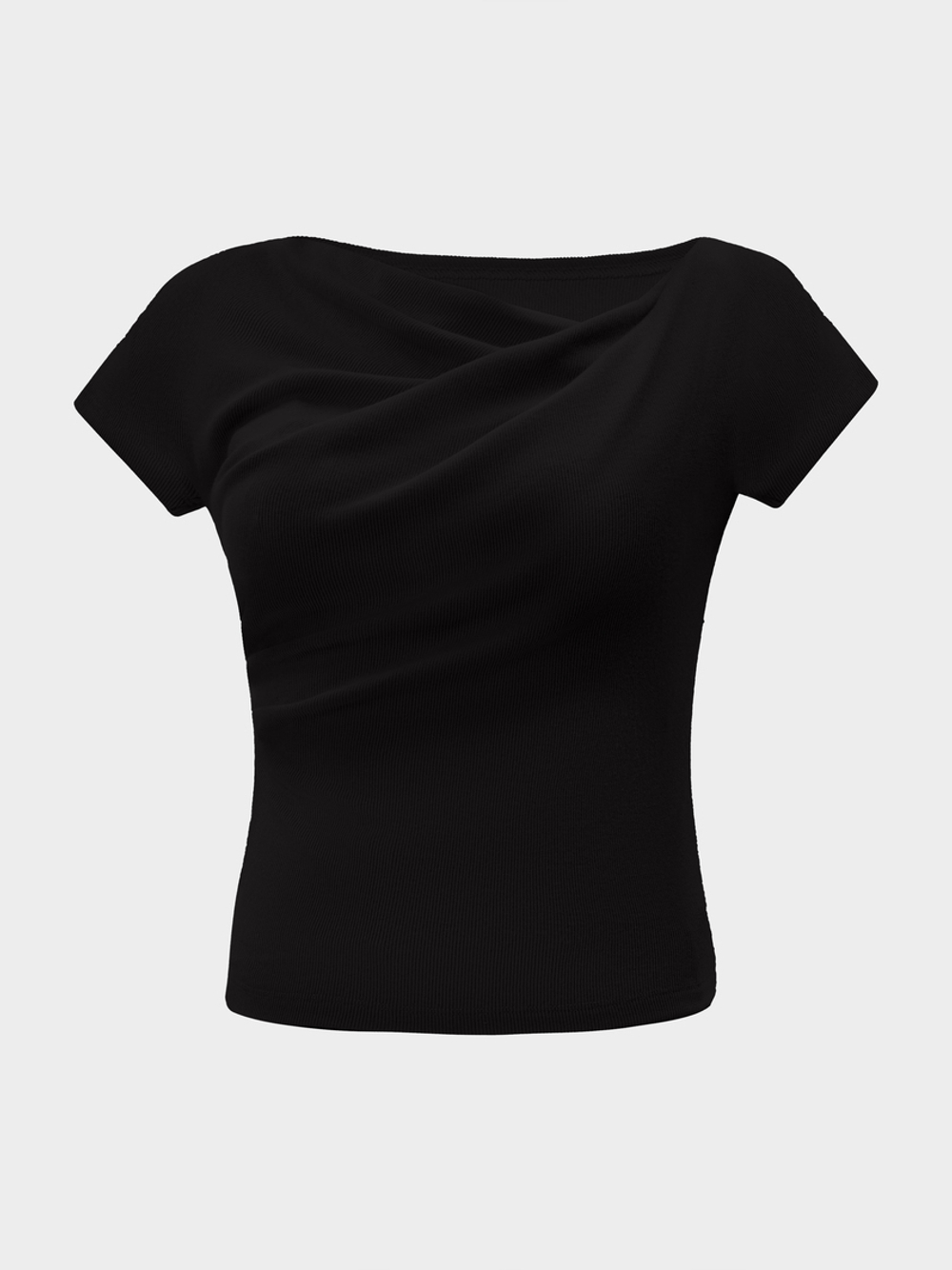 Топ в рубчик / black