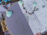 Комплект  магнитов "Шапочка и варежки на резинке"