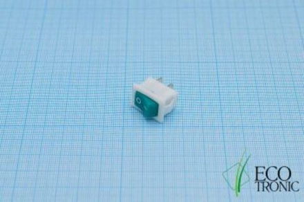 Выключатель зеленый короткий