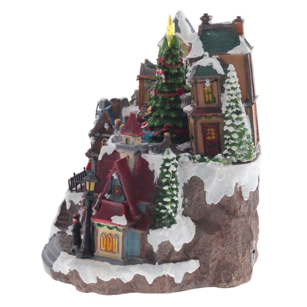 GAEM Фигурка декоративная "Рождество" (4 мелодии, подсвет, движ, 3xAA н/п, +USB), L27,5 W26 H29 см