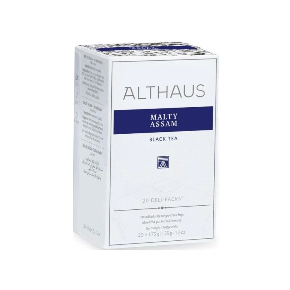 Чай черный в пакетиках для чашки Althaus Malty Assam, 20 пак