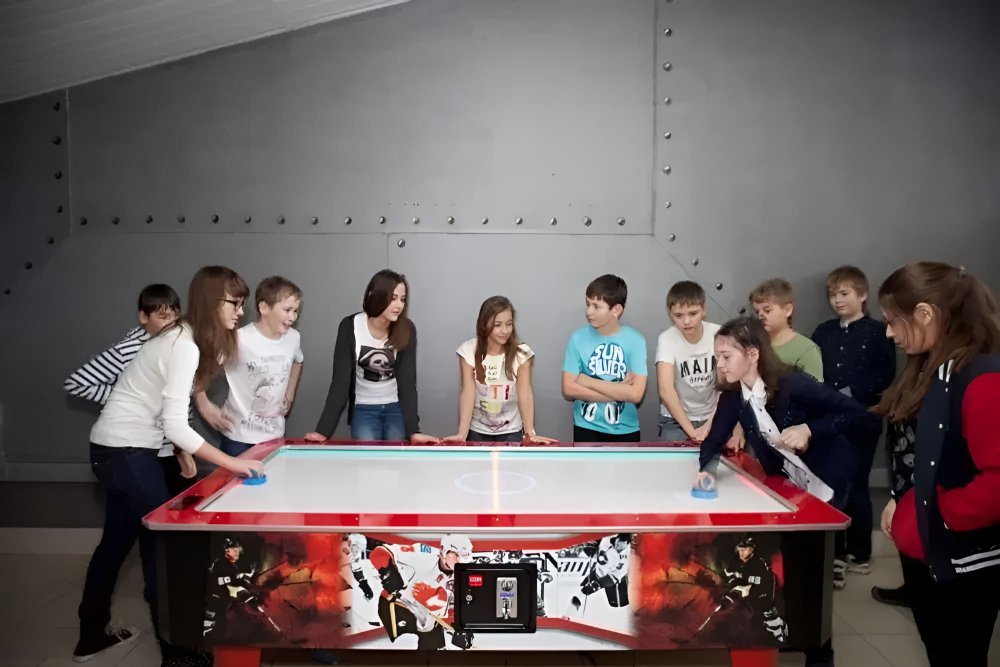 Аэрохоккей (220*120*75 см.) + стальное поле