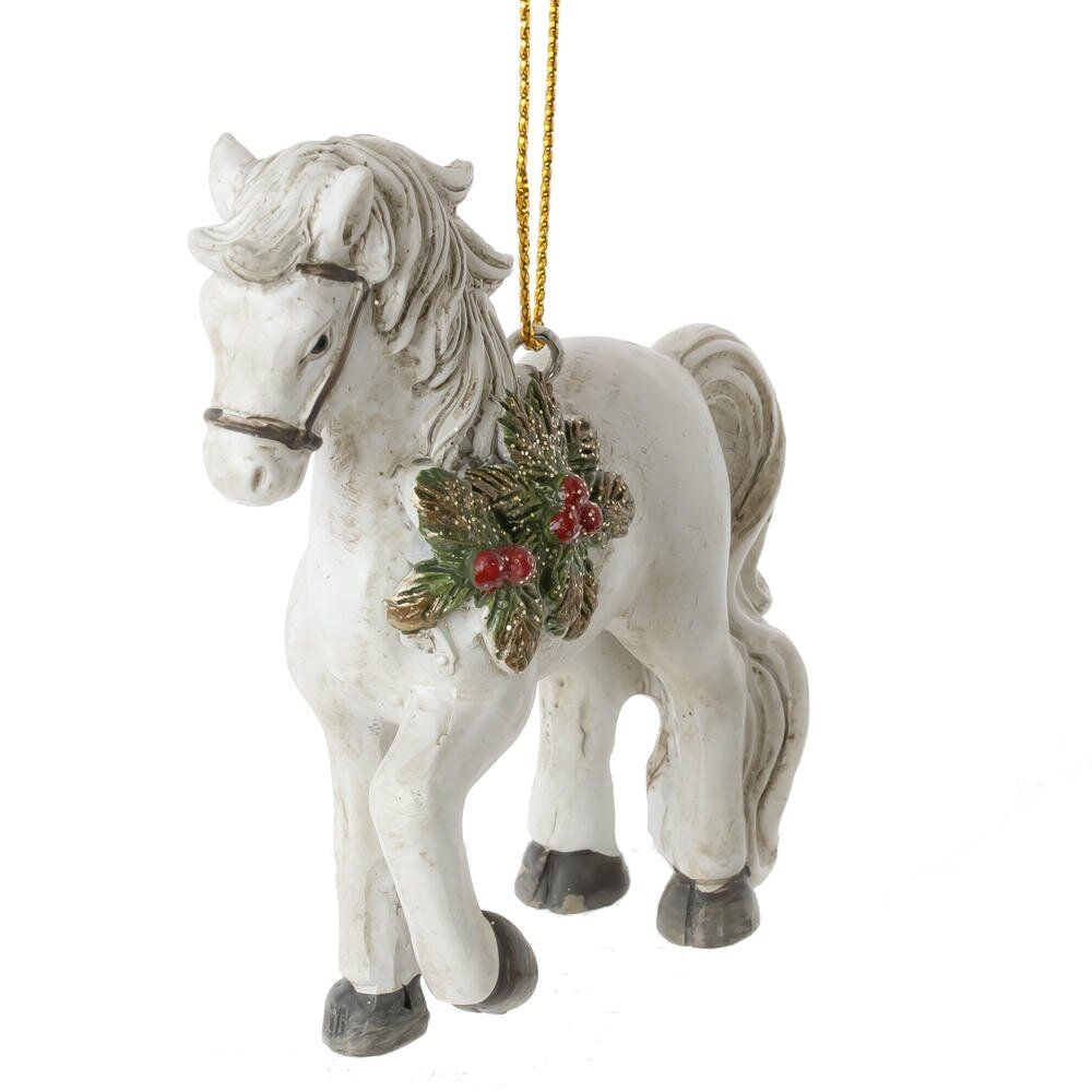 GAEM Фигурка декоративная подвесная "Лошадка", L7 W2,5 H8 см