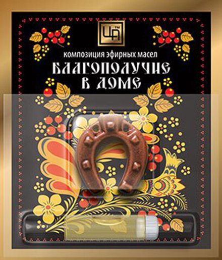 Композиция эфирных масел с аромамедальоном "Благополучие в доме"