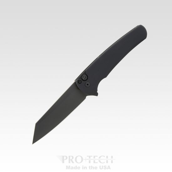 Складной нож Pro-Tech PT5203-Operator Malibu - нож складной, черн. алюм. рук-ть/тритий, черн. клинок