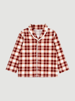 Пижама с воротником Mjölk Christmas Check, уценка