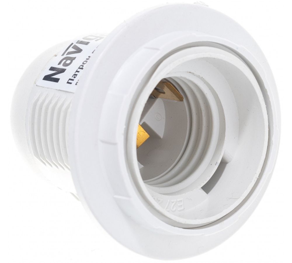 Патрон E27 пластиковый люстровый