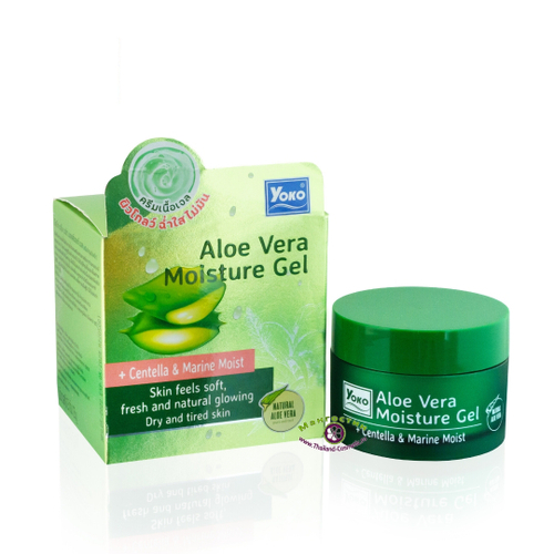 Увлажняющий гель для лица на основе центеллы, алое вера, морских водорослей ALOE VERA Moisture Gel Yoko