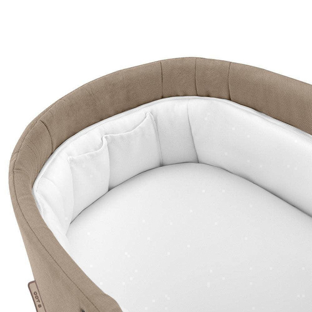 Коляска Cybex Balios S Lux TPE complete Aton S2 Lava Grey 3 в 1 Almond Beige с дождевиками