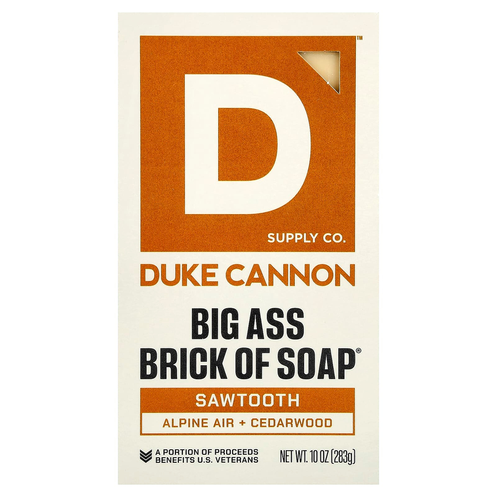 Duke Cannon Supply Co., Big Brick Of Bar Soap®, Sawtooth, 283 г (10 унций)