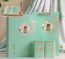 269131 Набор подарочный "Мастер вкуса" 2 банки 14*9*6см, коробка, сумка, карт/бумага/ жесть