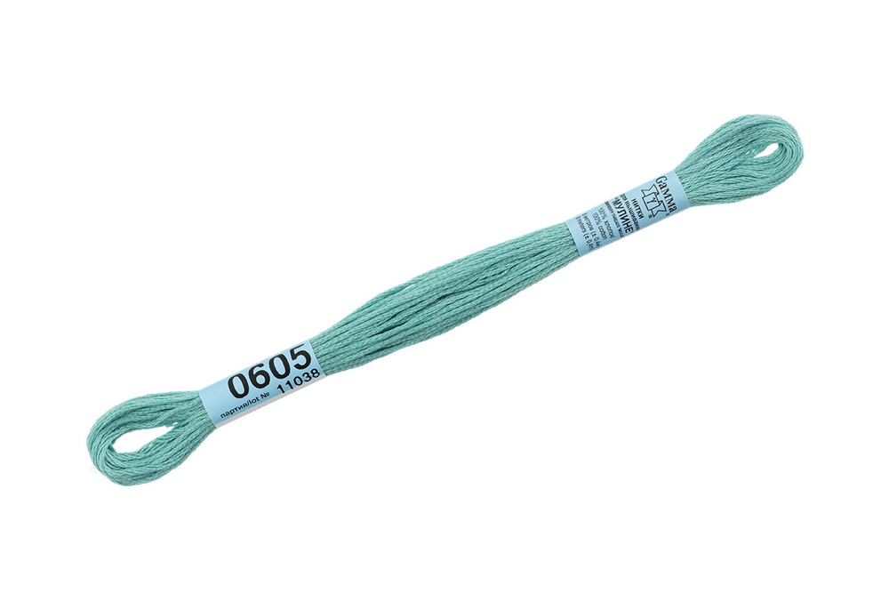 Мулине "Gamma" ,100% хлопок, 8 м, №0605