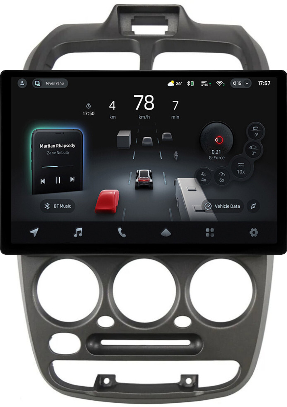 Магнитола для Hyundai Accent 2000-2011 - Teyes CC4-PRO монитор 13" 2K QLED на Android 13, Snapdragon 778G, 8+128, AI, CarPlay, DSP, 4G SIM-слот