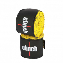 Бинты эластичные Clinch Boxing Crepe Bandage Tech Fix желтые C140