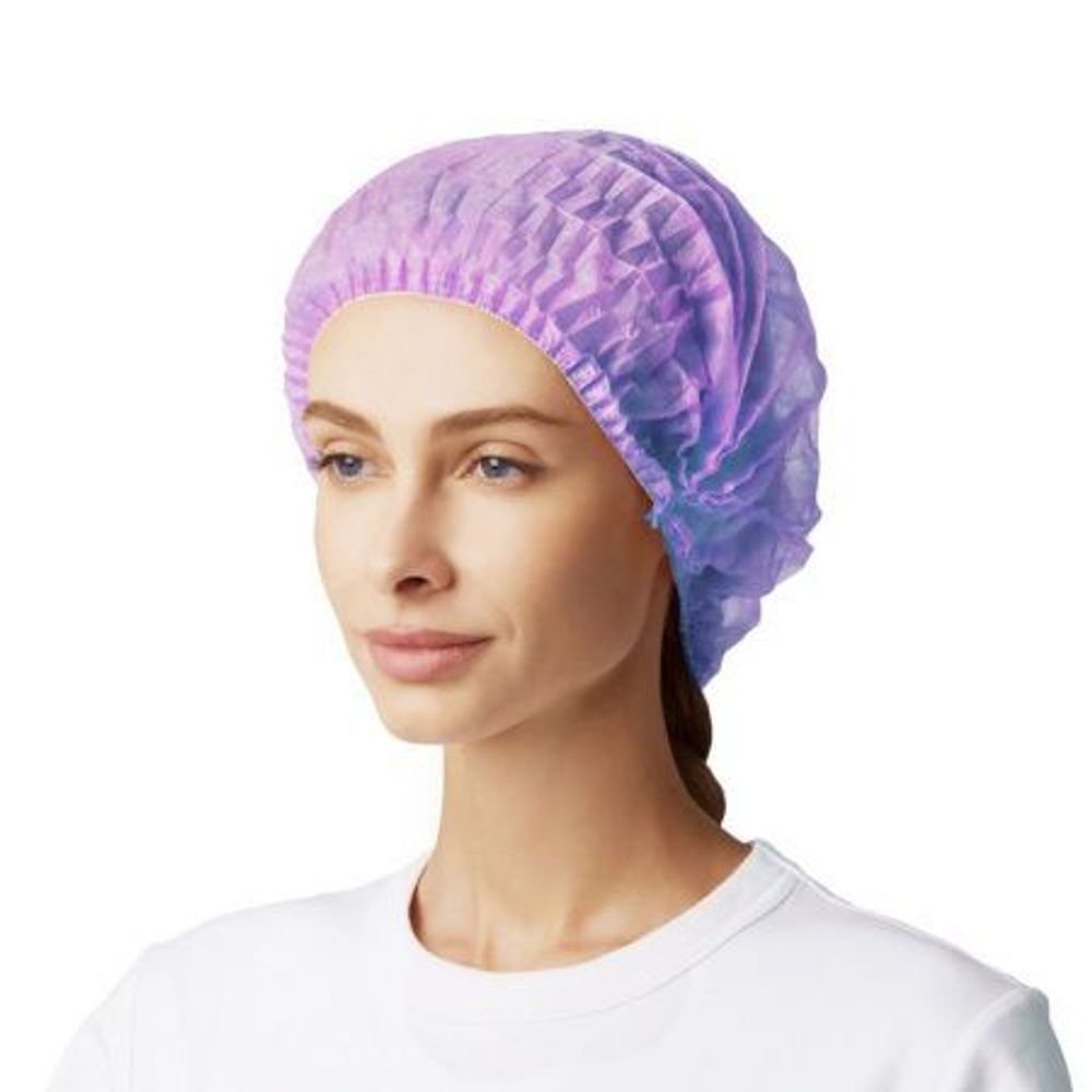 Медицинская шапочка Шарлотта SMZ (фиолетовая) в евроблоке