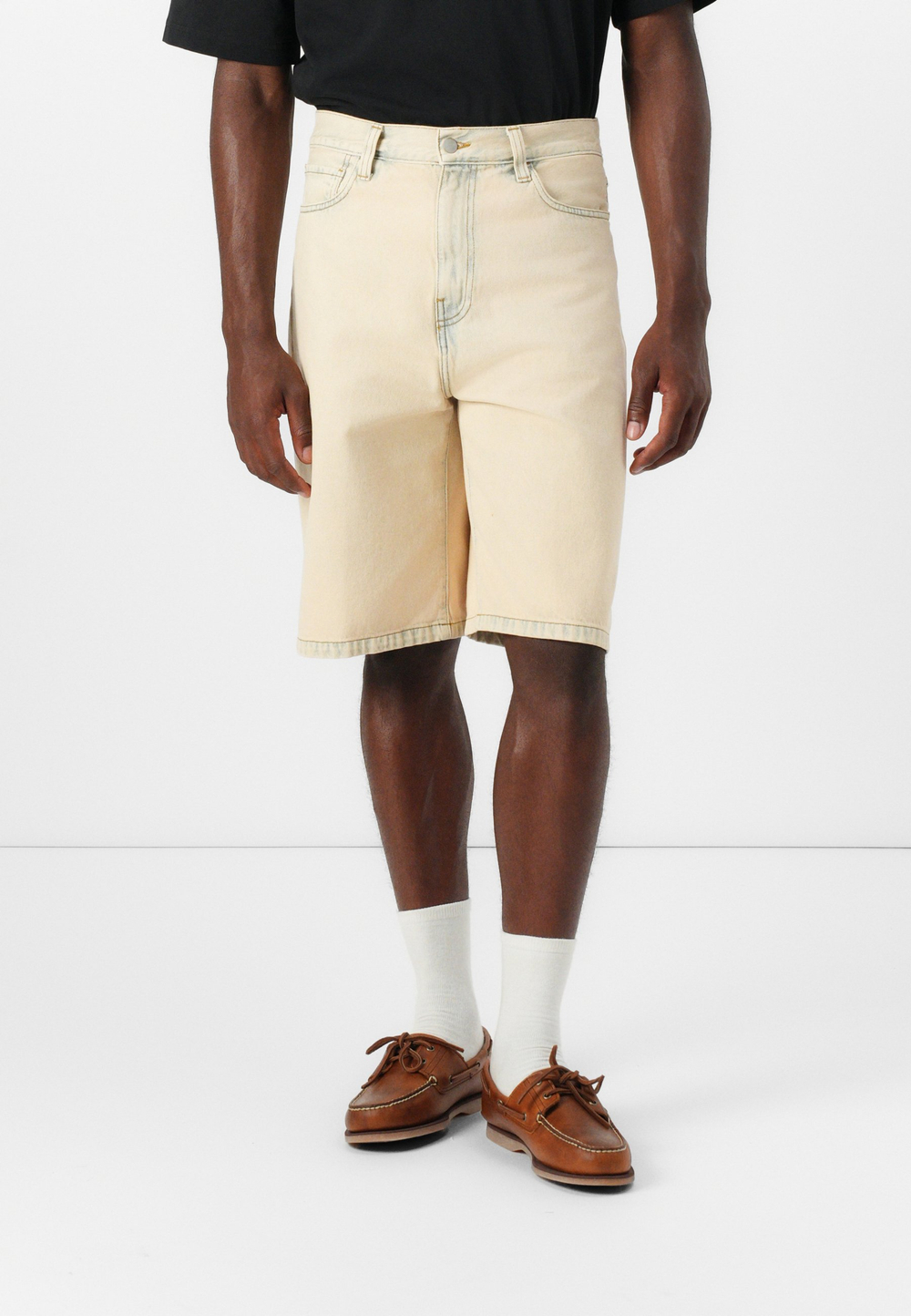 Carhartt WIP LANDON ROBERTSON - Джинсовые шорты - Синий