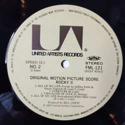 Винтажная виниловая пластинка LP Bill Conti Rocky II (Motion Picture Score) (Japan 1979) (Obi)