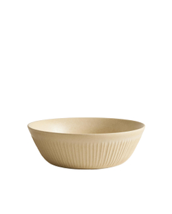 Zara Home миска из каменной керамики, цвет бежевый, 16 см