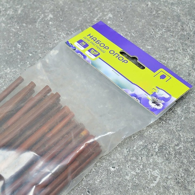 Опора для растений 30шт 45см*6/8мм бамбук "Inbloom"