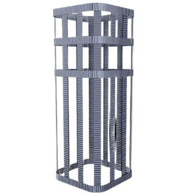 Сетка на трубу для Гром 80 Ураган (360х360х650)