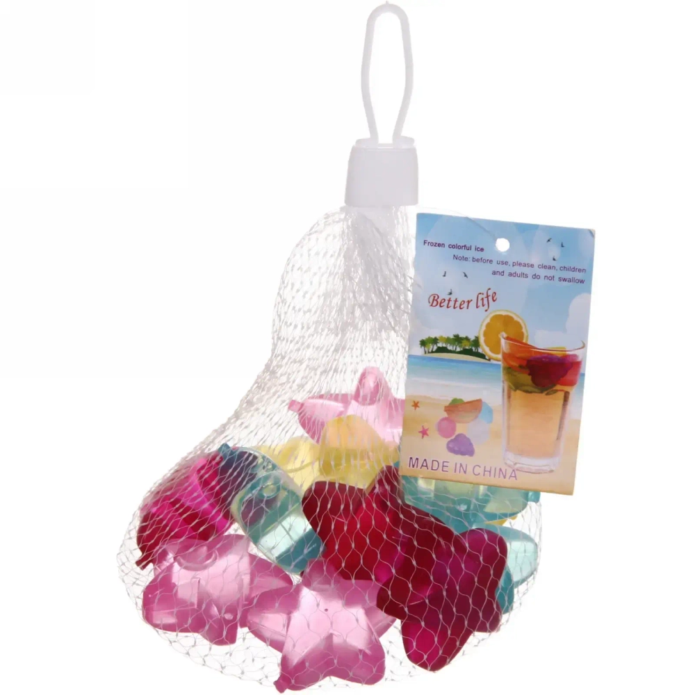 Формочки для охлаждения коктейлей «Звездочки» в наборе 12шт