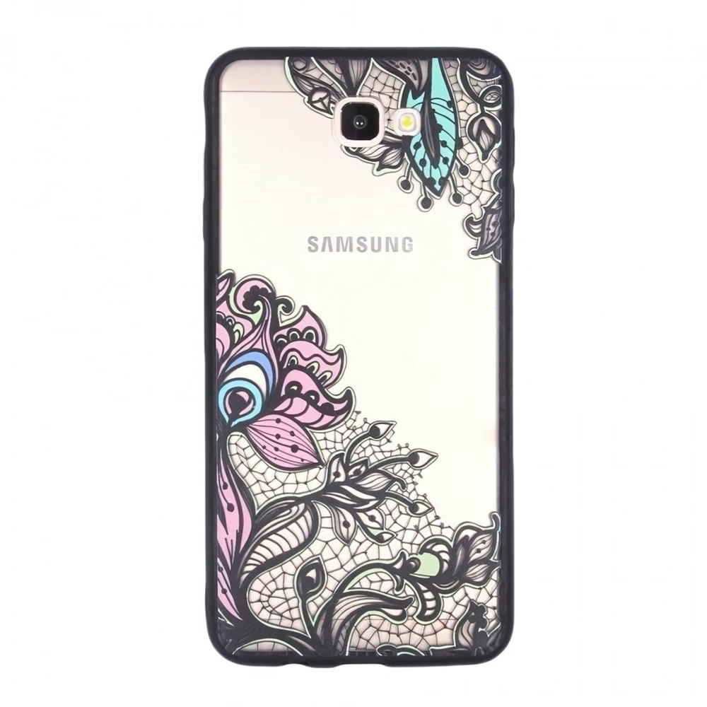Чехол Кружево для Samsung Galaxy J7 Prime, 003784