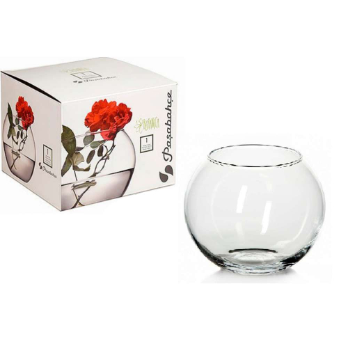 ВАЗА СТЕКЛО Д/ЦВ ФЛОРА 79ММ АКВ. (12)