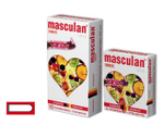 Презервативы Masculan, ultra 1, тутти-фрутти, 19 см, 5,3 см, 10 шт