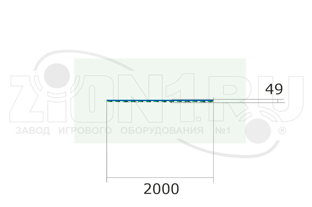 Ограждение детской площадки «Море»