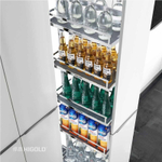 Высокий выдвижной блок для хранения, 350x500x(1959-2359) мм, 6 уровней