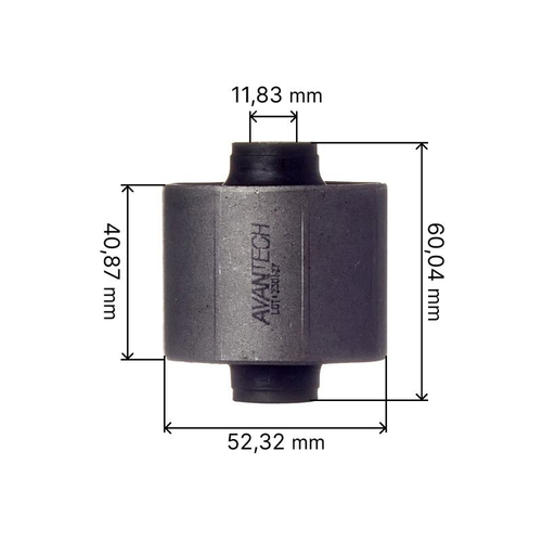 Сайлентблок переднего нижнего продольного рычага Avantech ASB0704