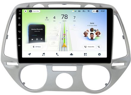 Магнитола для Hyundai i20 2009-2012 (кондиционер) - Teyes CC4L монитор 9" IPS на Android 14, Snapdragon 662, CarPlay, 4G SIM-слот