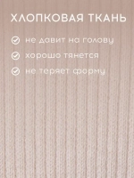 Шапка детская осенняя на завязках и снуд