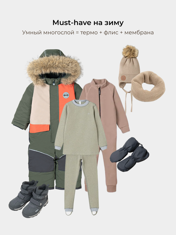 Комбинезон зимний с системой роста 