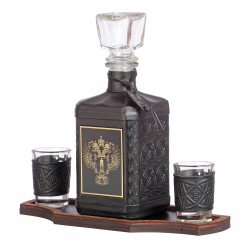 Графин «Прокуратура-2» с накладкой из стали