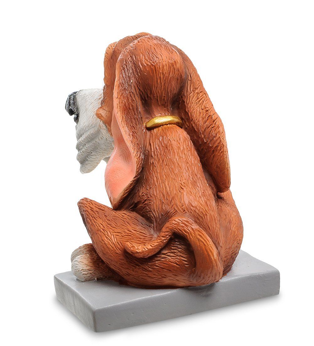 RV-916 Статуэтка Собака Бассет-хаунд «Желаю везения» (W.Stratford)