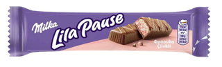 Шоколад Milka Lila Pause с клубничной начинкой