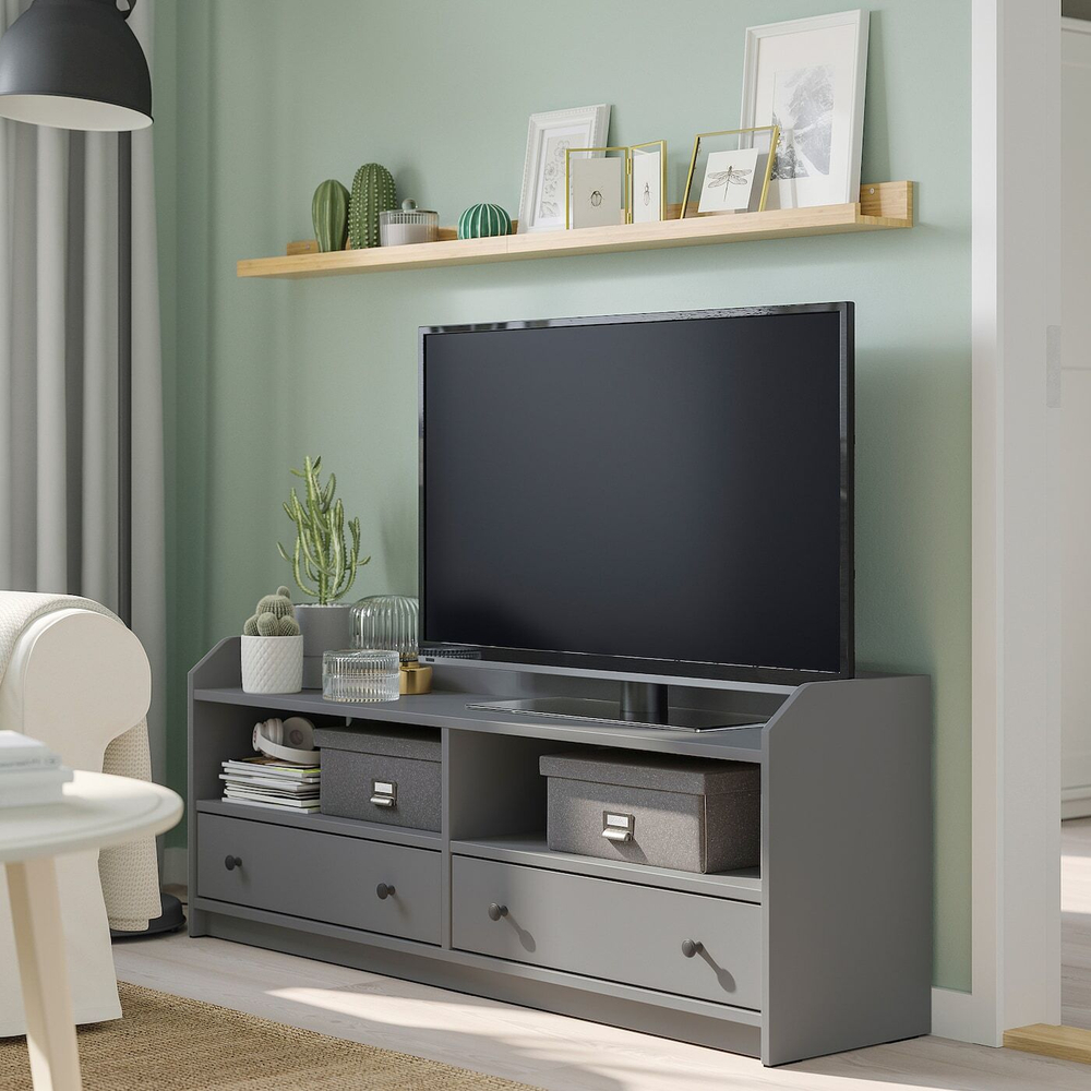 IKEA TJOG  (ИКЕА ТЙОГ)  -  Контейнер с крышкой, темно-серый, 25x36x15 см