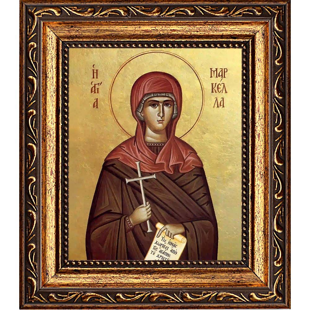 Маркелла Хиосская святая мученица. Икона на холсте.