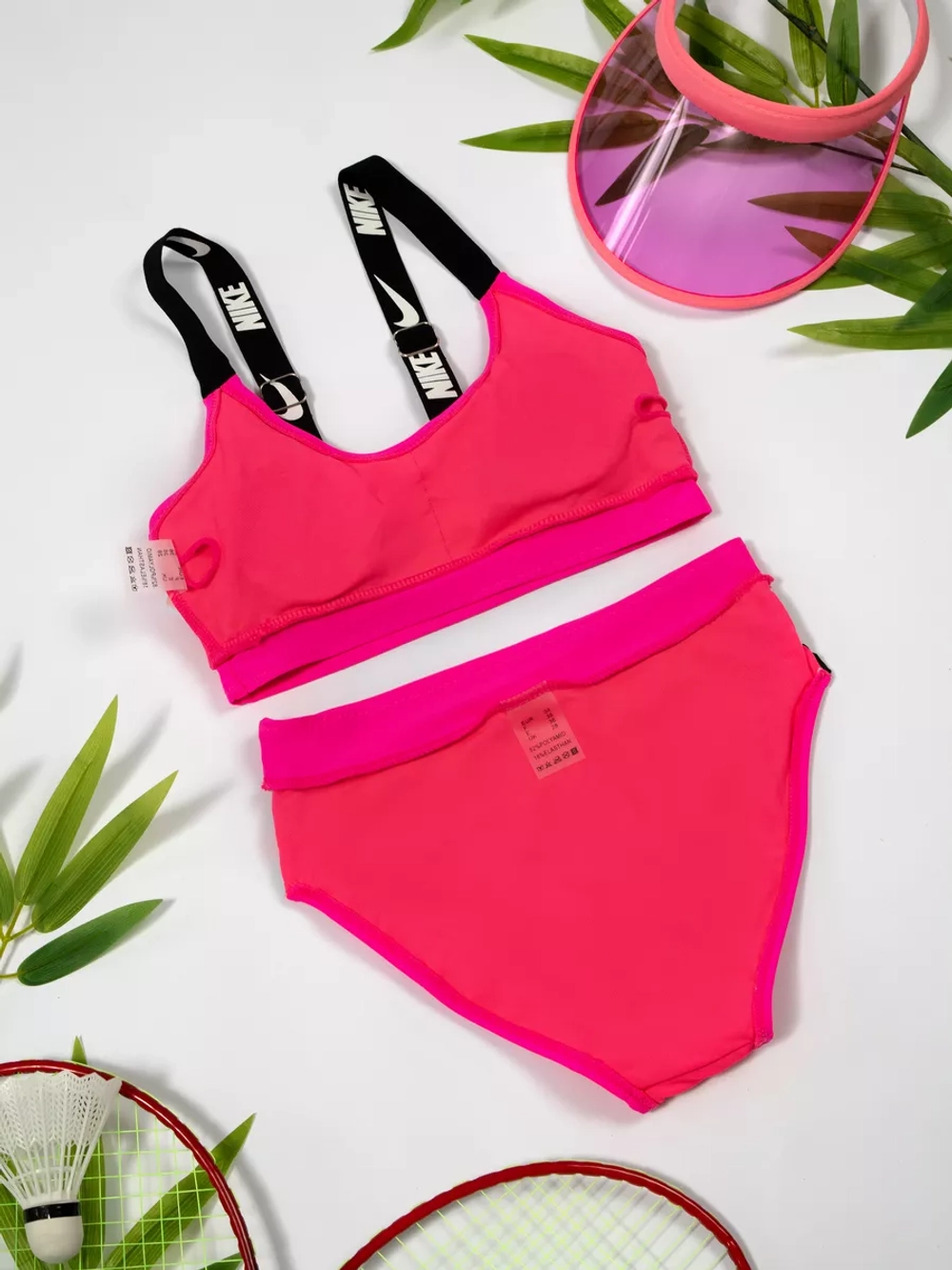 купальник раздельный спортивный с топом для бассейна