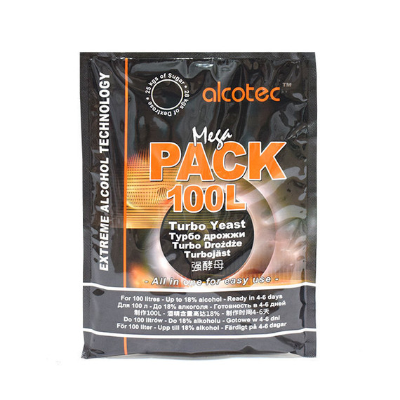 Спиртовые турбо дрожжи Alcotec Mega Pack 100л