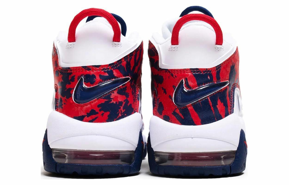 Кроссовки Nike Air More Uptempo Red Navy Camo Air